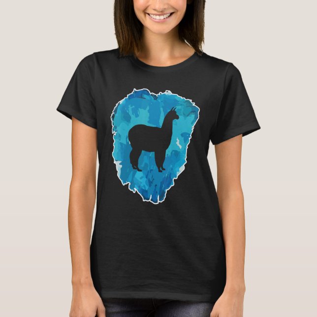 Alpaca In An Ice Block For Eternity T-Shirt (Vorderseite)