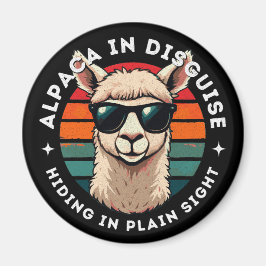 Alpaca in Disguise - Verstecken in Schlichter Sich Magnet