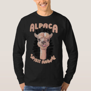 Alpaca ist mein Geist Animal Huacaya Lama Pako Alp T-Shirt