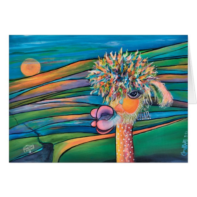 Alpaca - Kathleen-Notenkarte (Vorderseite (Horizontal))