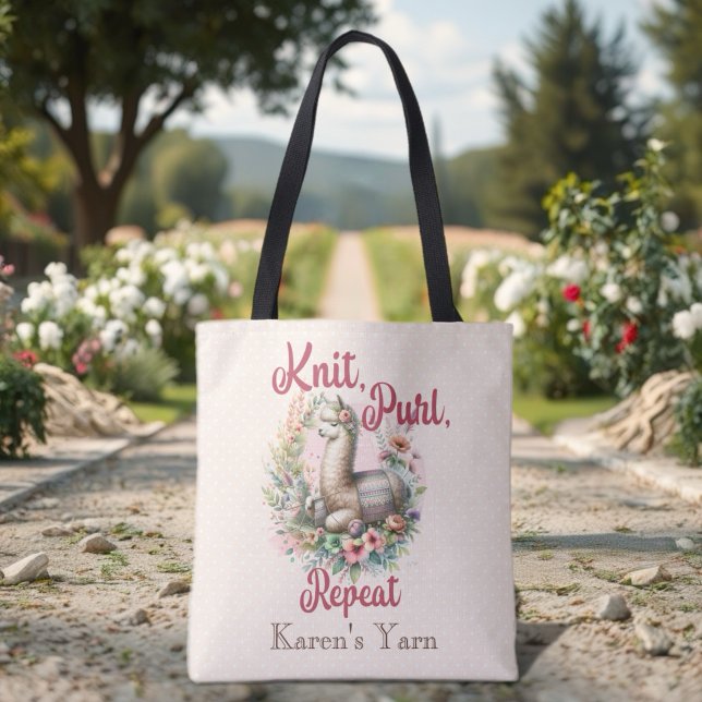 Alpaca-Knitter (Discover the perfect project bags and tote bags for crafters, knitters, and crocheters! )
