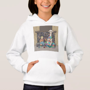 Alpaca Knitting Hoodie