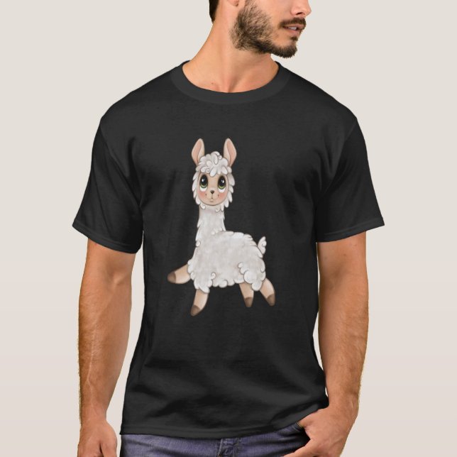 alpaca llama animal  llama T-Shirt (Vorderseite)