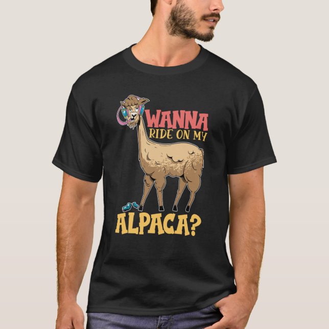 alpaca llama animal  quote  1 T-Shirt (Vorderseite)