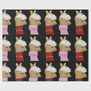 ALPACA LLAMA CHRISTMAS Wrapping Paper Geschenkpapier