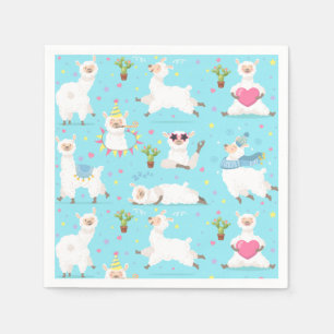 Alpaca/Llama Napkins Serviette