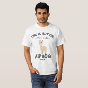 Alpaca Lover - das Leben ist besser mit einem Alpa T-Shirt