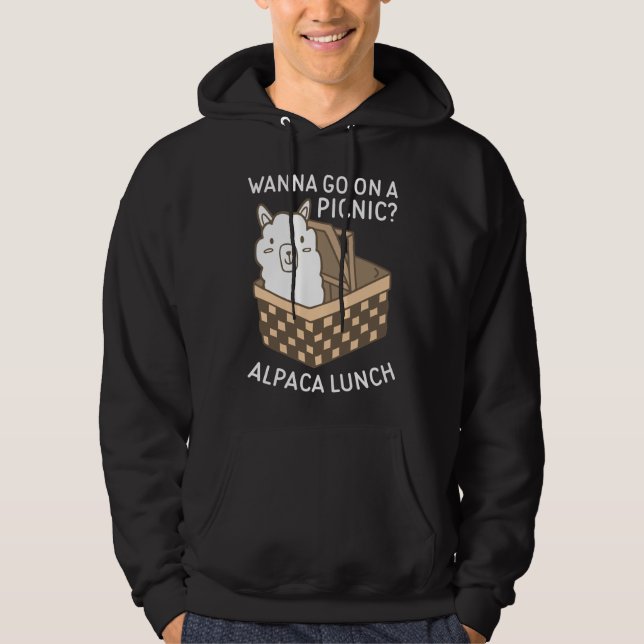Alpaca Lunch Hoodie (Vorderseite)