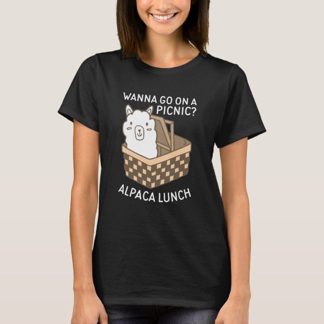 Alpaca Lunch T-Shirt (Vorderseite)