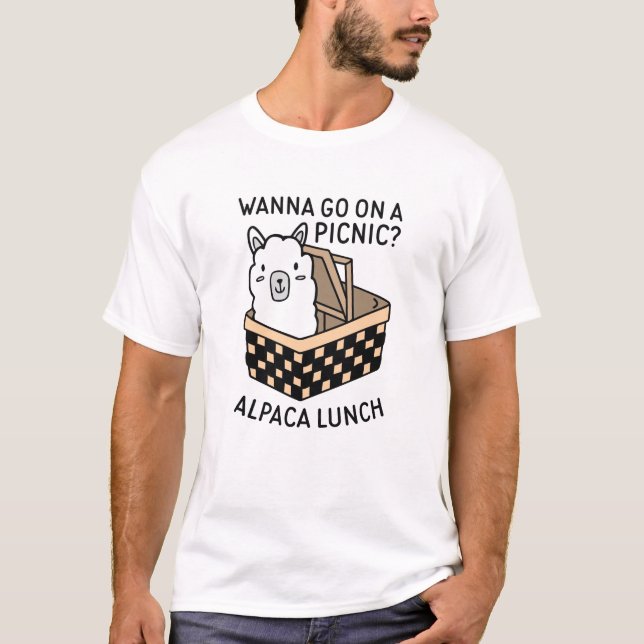 Alpaca Lunch T-Shirt (Vorderseite)