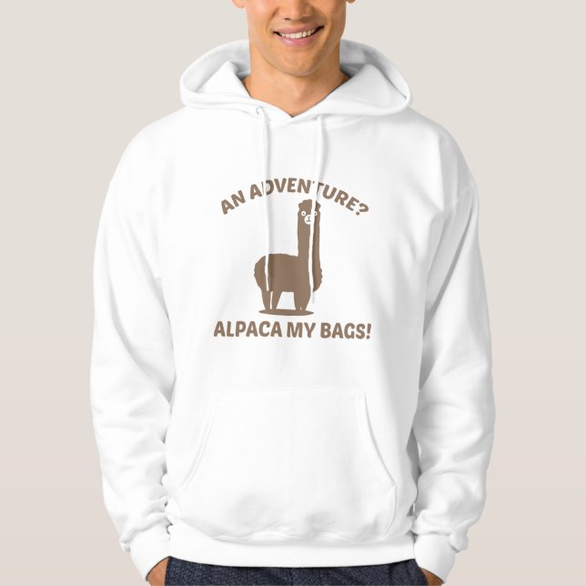 Alpaca My Bags Hoodie (Vorderseite)