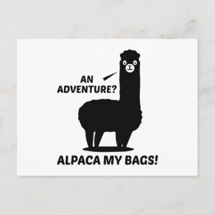 Alpaca My Bags Postkarte