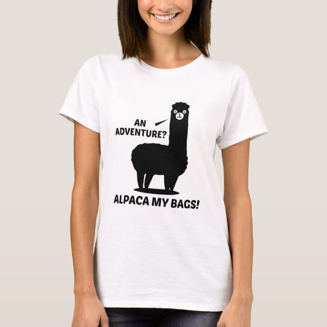 Alpaca My Bags T-Shirt (Vorderseite)