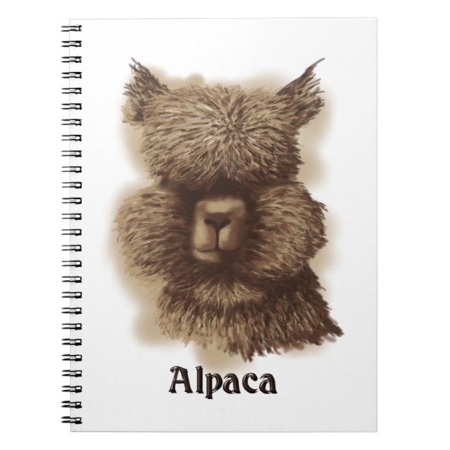 Alpaca Notizblock (Vorderseite)