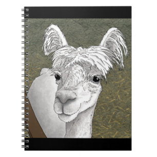 Alpaca Portrait 2 Notizblock