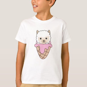 Alpaca Rosa Ice Waterling Niedliche Tiere Alpaca T-Shirt