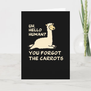 Alpaca-Sprichwort Karte