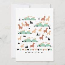 Alpaca Spring Garden T - Shirt