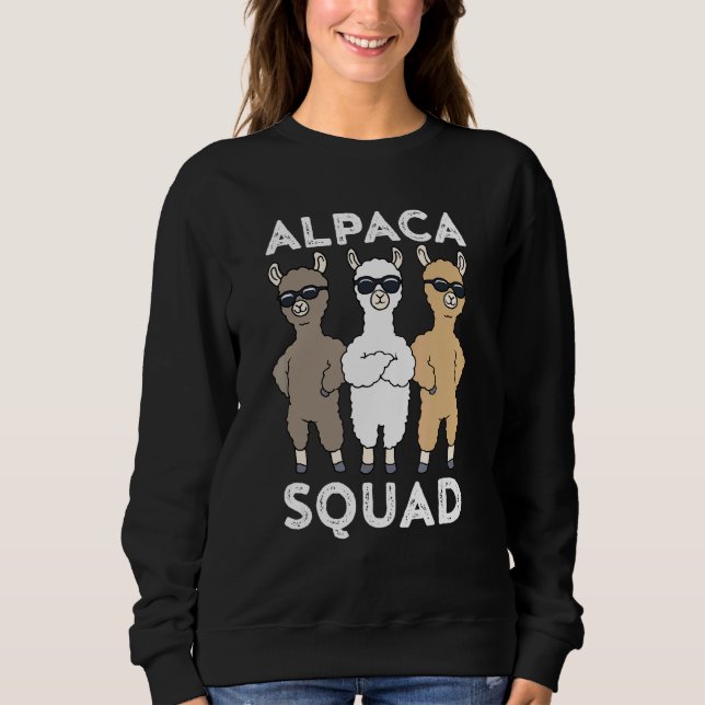Alpaca Squad Sweatshirt (Vorderseite)