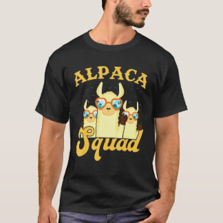 Alpaca Squad Team Sunglasses Zoo T-Shirt