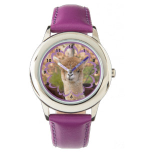 Alpaca Stainless Steel Lila Watch Armbanduhr