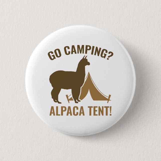 Alpaca Tent Button (Vorderseite)