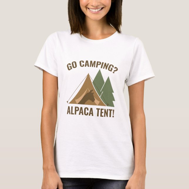 Alpaca Tent T-Shirt (Vorderseite)