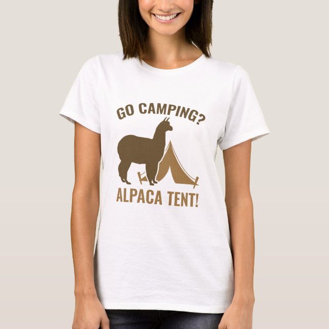 Alpaca Tent T-Shirt (Vorderseite)