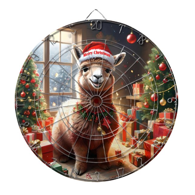 "Alpaca the Presents: A Christmas Tale" Dartscheibe (vorne)