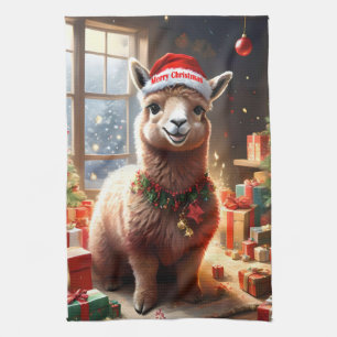 "Alpaca the Presents: A Christmas Tale" Geschirrtuch