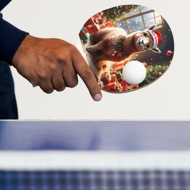 "Alpaca the Presents: A Christmas Tale" Tischtennis Schläger (InSitu)