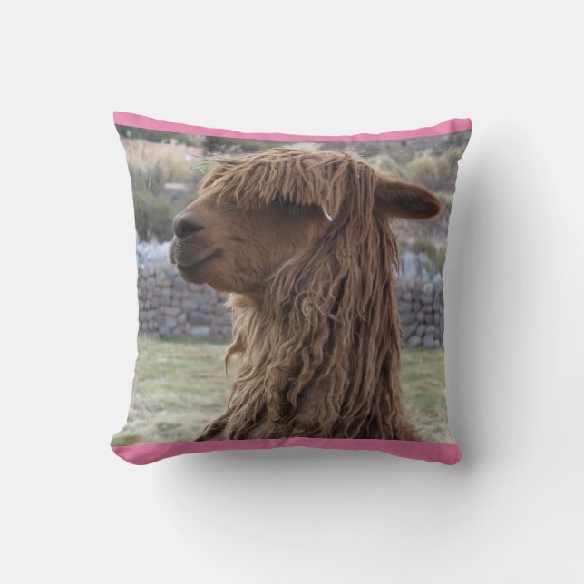 ALPACA THROW PILLOW KISSEN (Vorderseite)