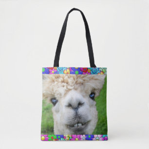 ALPACA ÜBER DIE DRUCKEN-TASCHE