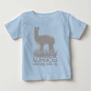 Alpaca Uhren über uns Baby T-shirt