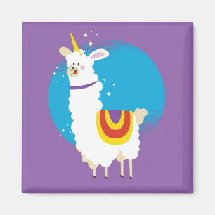 Alpaca Unicorn Magnet
