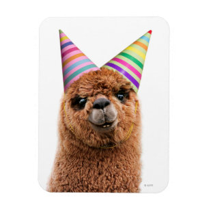 Alpaca Webereihats Party Magnet