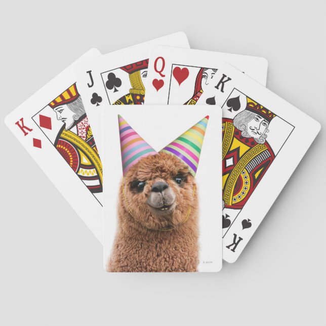 Alpaca Webereihats Party Spielkarten (Rückseite)