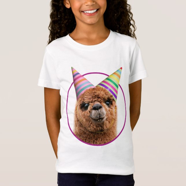 Alpaca Webereihats Party T-Shirt (Vorderseite)
