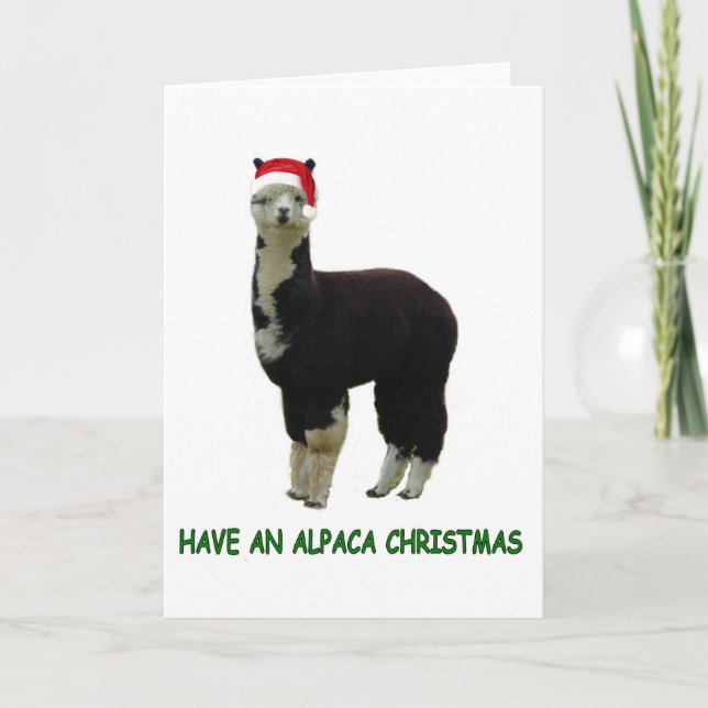 Alpaca Weihnachten (Vorderseite)