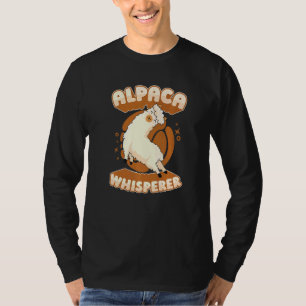 Alpaca Whisperer Huacaya Lama Pako Alpaca Züchter T-Shirt