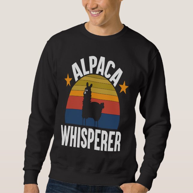 Alpaca Whisperer I Alpaca Sweatshirt (Vorderseite)