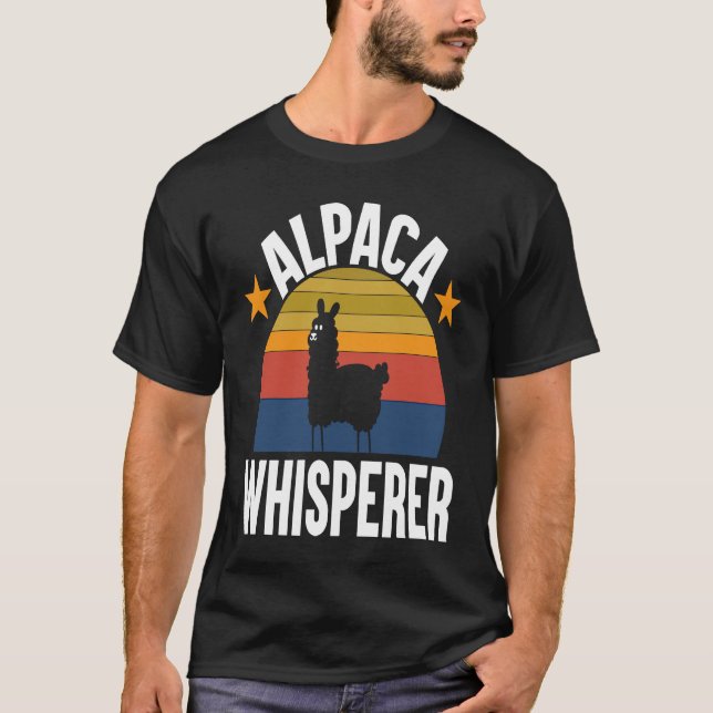 Alpaca Whisperer I Alpaca T-Shirt (Vorderseite)