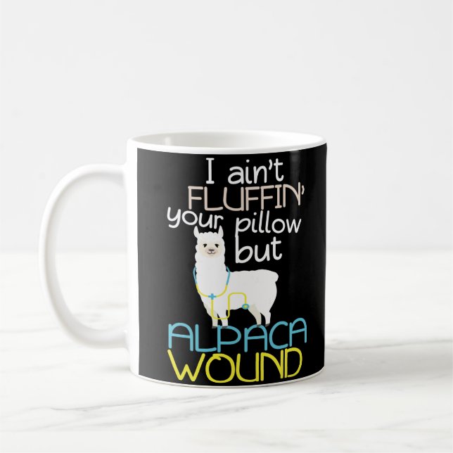 Alpaca Wound Care Nurse Coffee Mug Trauma ER EMT Kaffeetasse (Links)