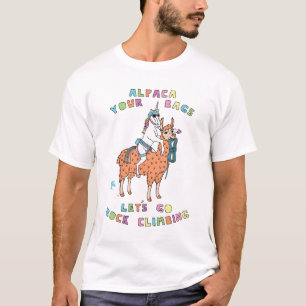 Alpaca Your Bags Lass Go Rock Klettergarten T-Shirt