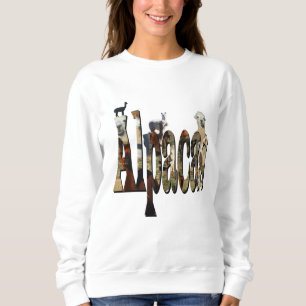 Alpacas-Bild-Logo mit Alpacas Sweatshirt