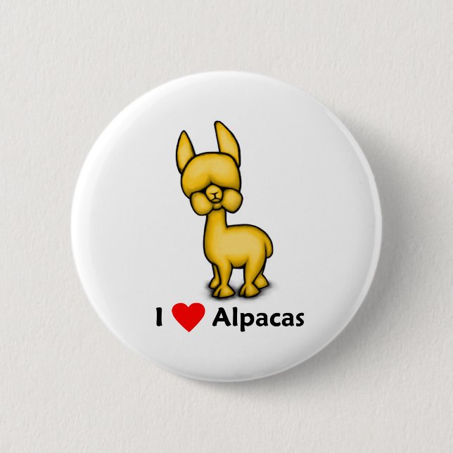 alpacasilove button (Vorderseite)