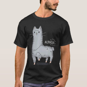 Alpacat Alpaka Katze Kätzchen Lama Kitty Hybrid Ti T-Shirt