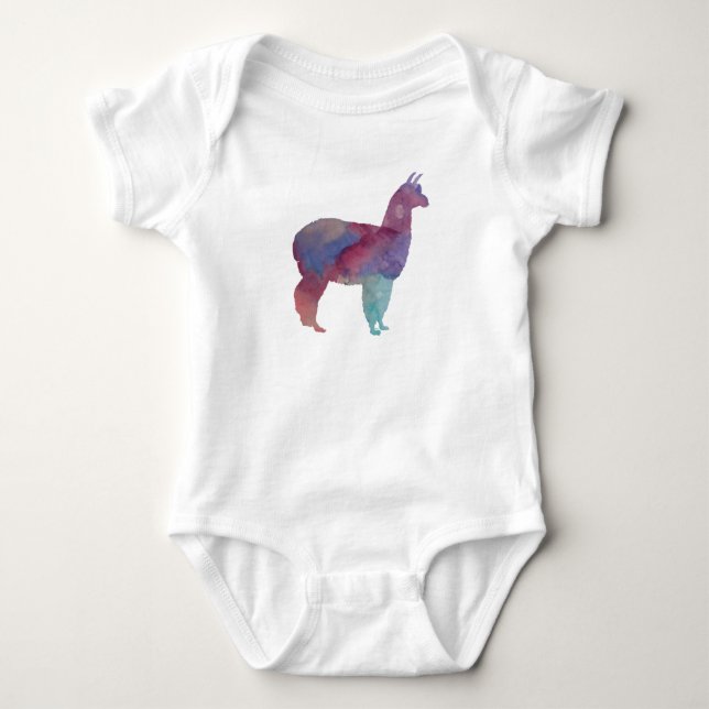 Alpaka Baby Strampler (Vorderseite)