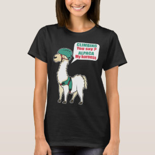 Alpaka-Bergsteiger und Alpaka-Fan T-Shirt