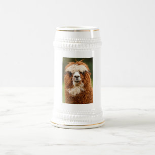 Alpaka Bierglas